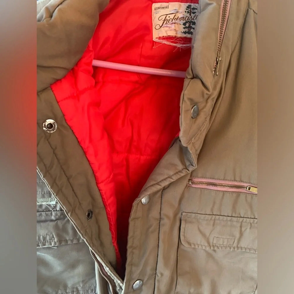 Vintage Sears Fieldmaster Mens XL Puffer Vest Brown Red Quilted Hunting Jacket